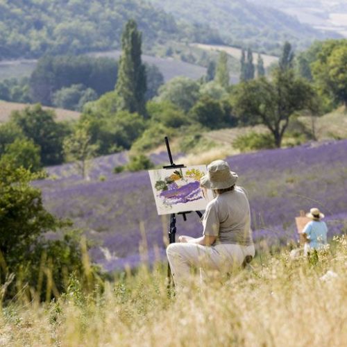 Peinture dans le Vercors